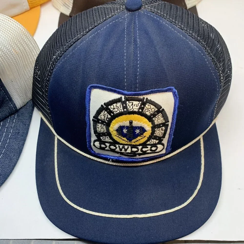 Vintage Trucker SnapBack Hats -Lot of 4 - Picture 2 of 8